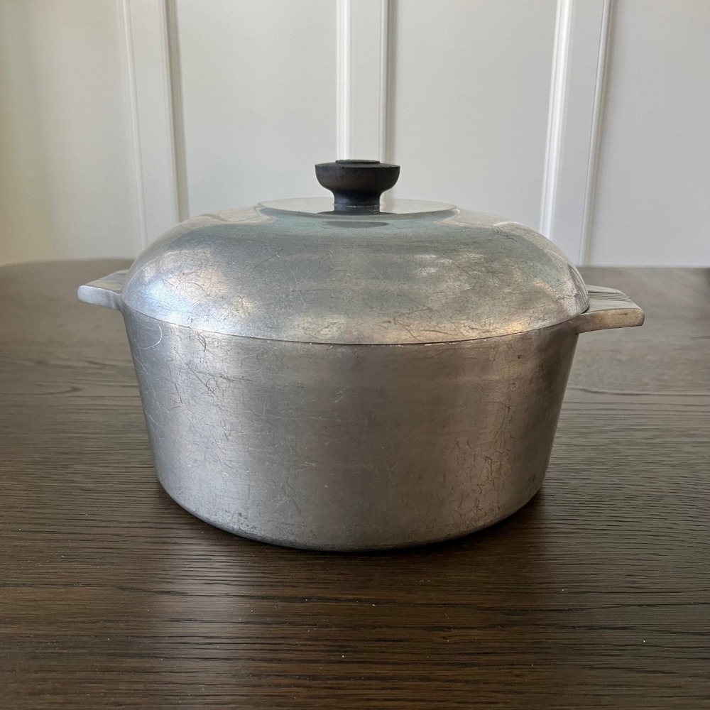 Wagner Ware Sidney -O- Magnalite 4248 Dutch Oven Cast Aluminum Pot with Lid 5 Qt - Picture 2 of 16